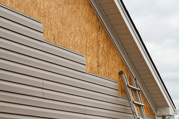 Professional Siding Repair technician working in Highland, IN